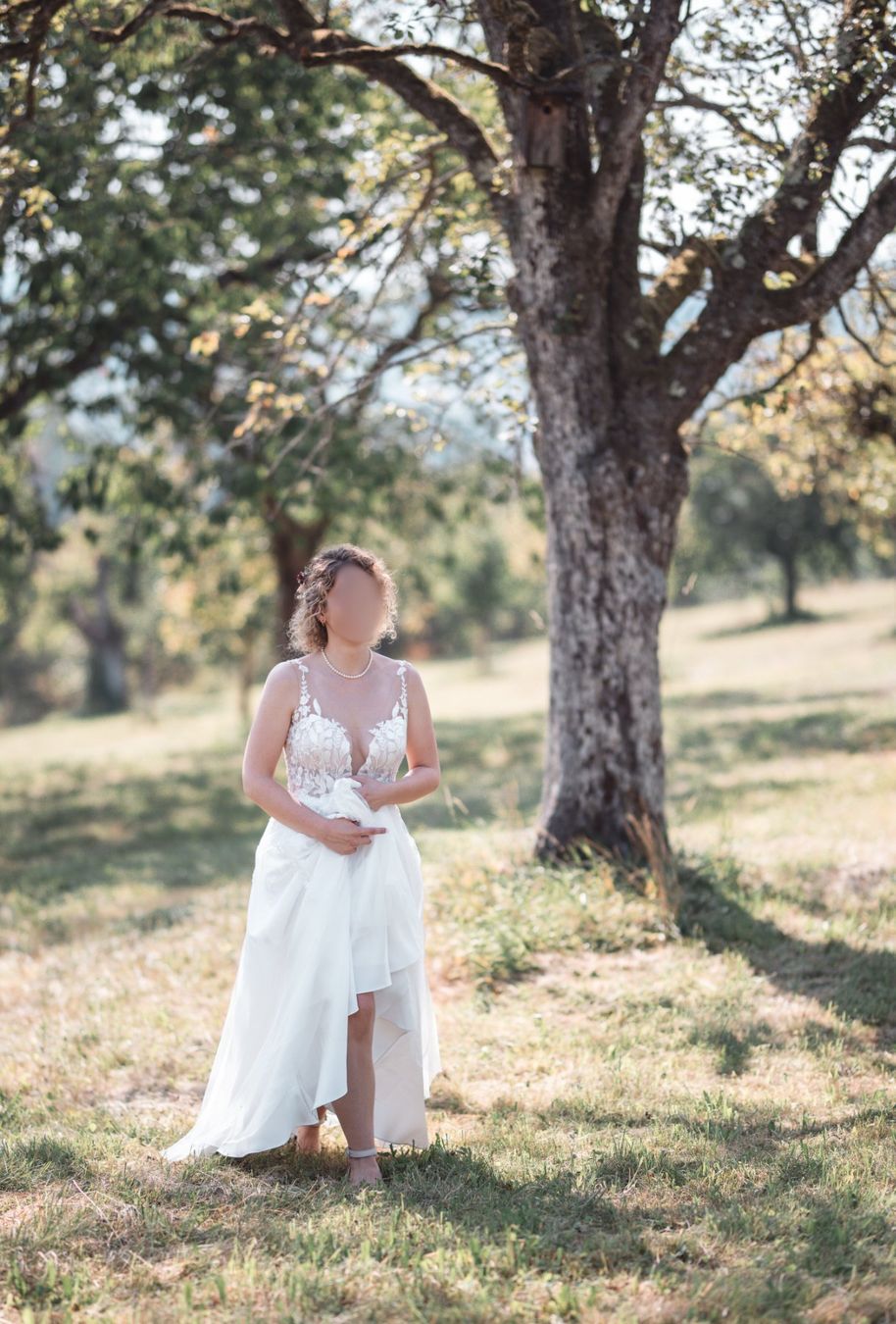 Kleider: Secondhand Brautkleid von Demetrios, Grösse 38 – Gebraucht aus Brunnen von Herzig-Brautmode