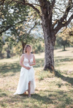 Secondhand Brautkleid von Demetrios, Grösse 38
