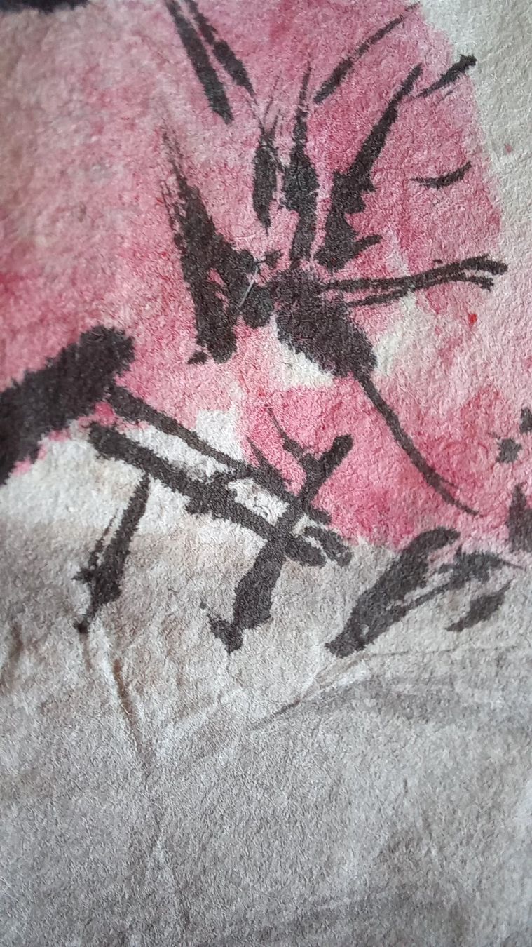 Gemälde: Alte chinesische Malerei, farbige Tinte/Reispapier – Gebraucht aus Bévilard von Orscha 8