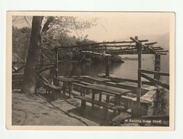 Ansichtskarte Ascona Grotte Chiodi gelaufen 1949