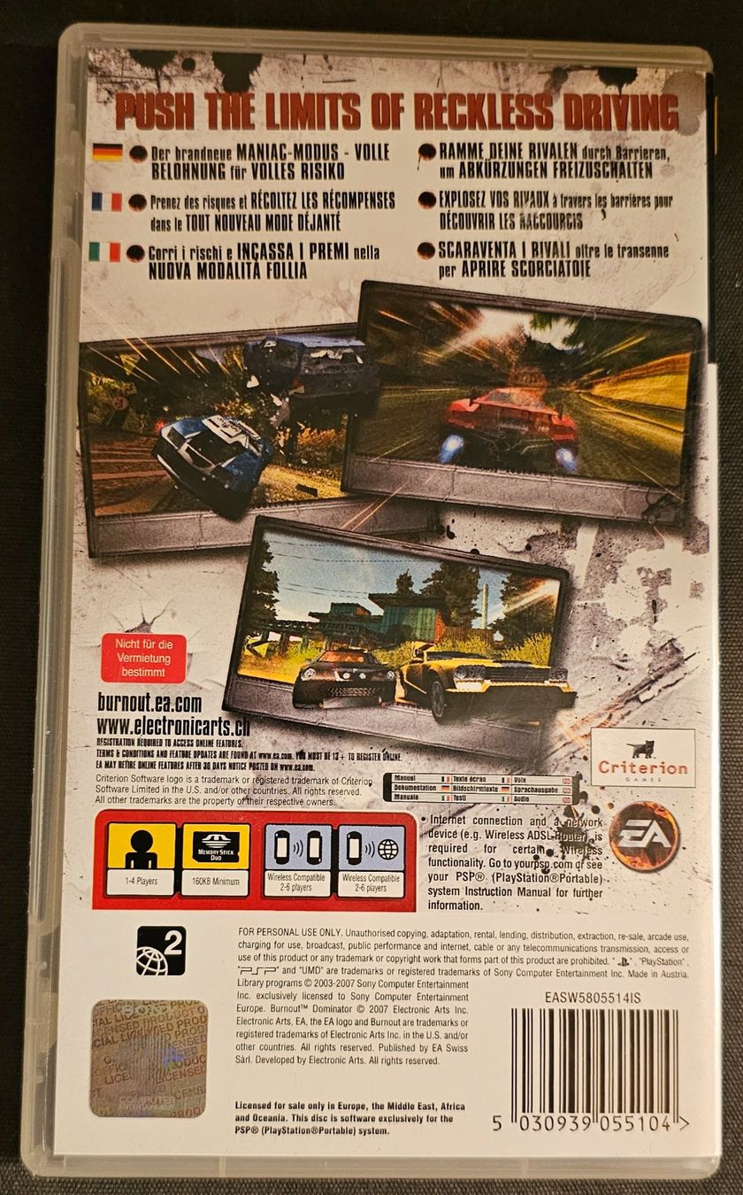 Sony Giochi: PSP Spiel - Burnout Dominator – Usato da La Garde venduto da The_Hammer76 1