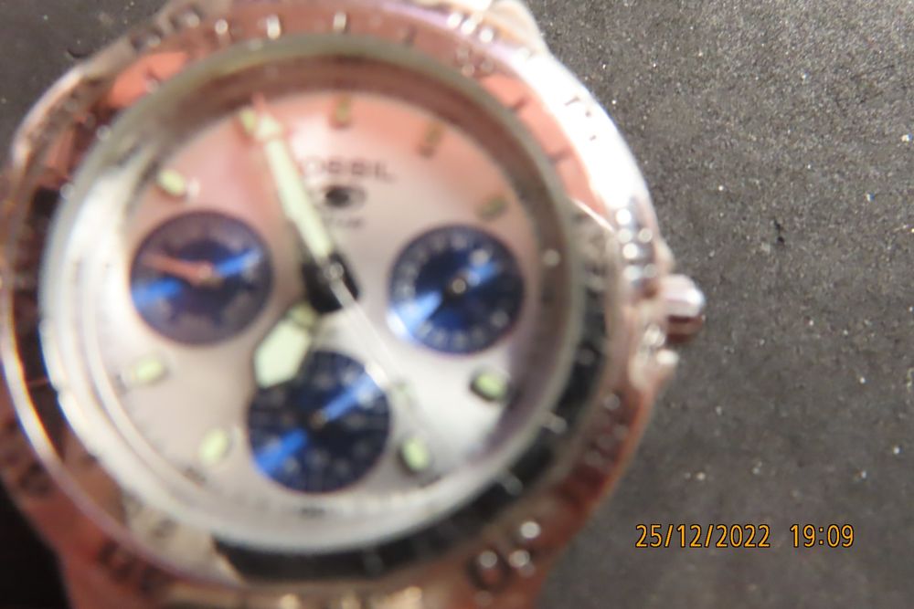 Fossil Blue, Ø Band, 18 cm, Batterie wechseln (Gebraucht