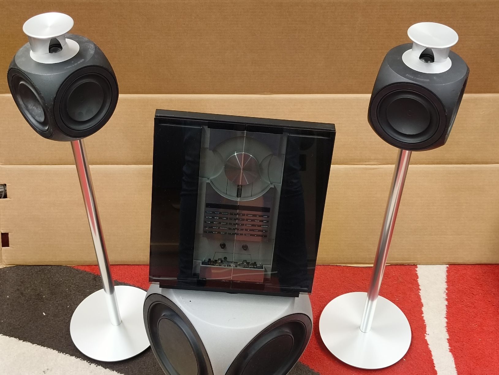Bang & Olufsen Multimediaplayer & Streamer: B&O Overture + Beolab 3 + Beolab 2 + Floorstand – Gebraucht aus Untersiggenthal von Tacticos