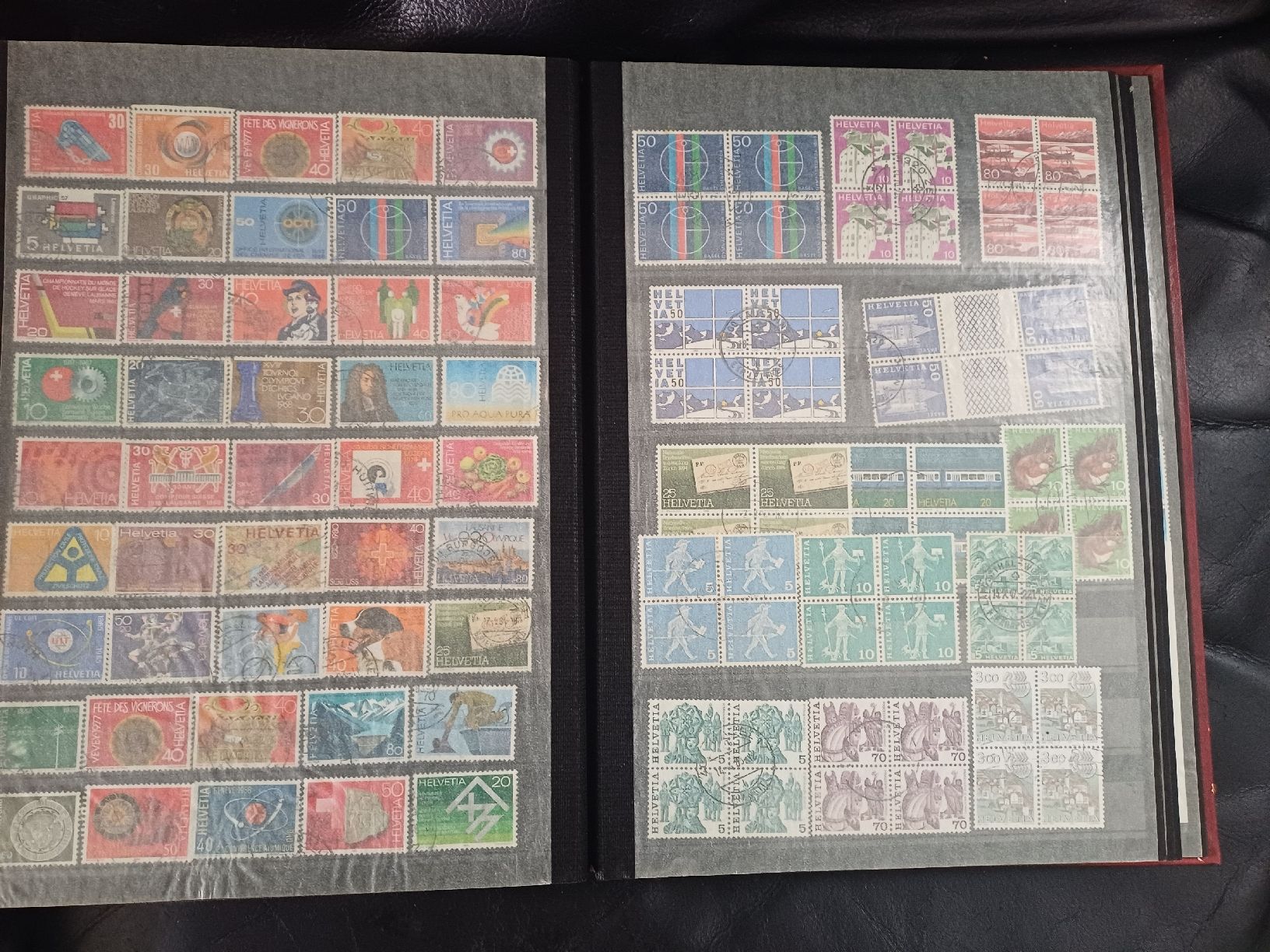 Alle Briefmarken: Briefmarken Album, grosse Sammlung, Schweiz – Gebraucht aus Ebersecken von Napf08 4