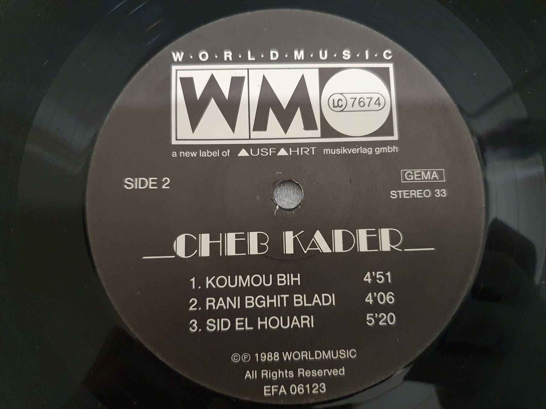 Vinyles: Cheb Kader - Cheb Kader (LP, Folk) – D'occasion à Uster par Vinyl-Leidenschaft 5