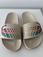 Gucci Badeschuhe mit Sternen, Sommer-Look, Grösse 38