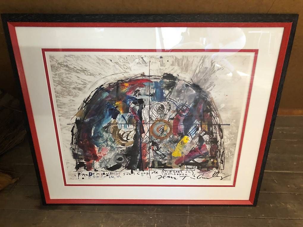 Grafica & Litografie: Jean Tinguely - Lithographie, signiert – Usato da Zürich venduto da Cds10
