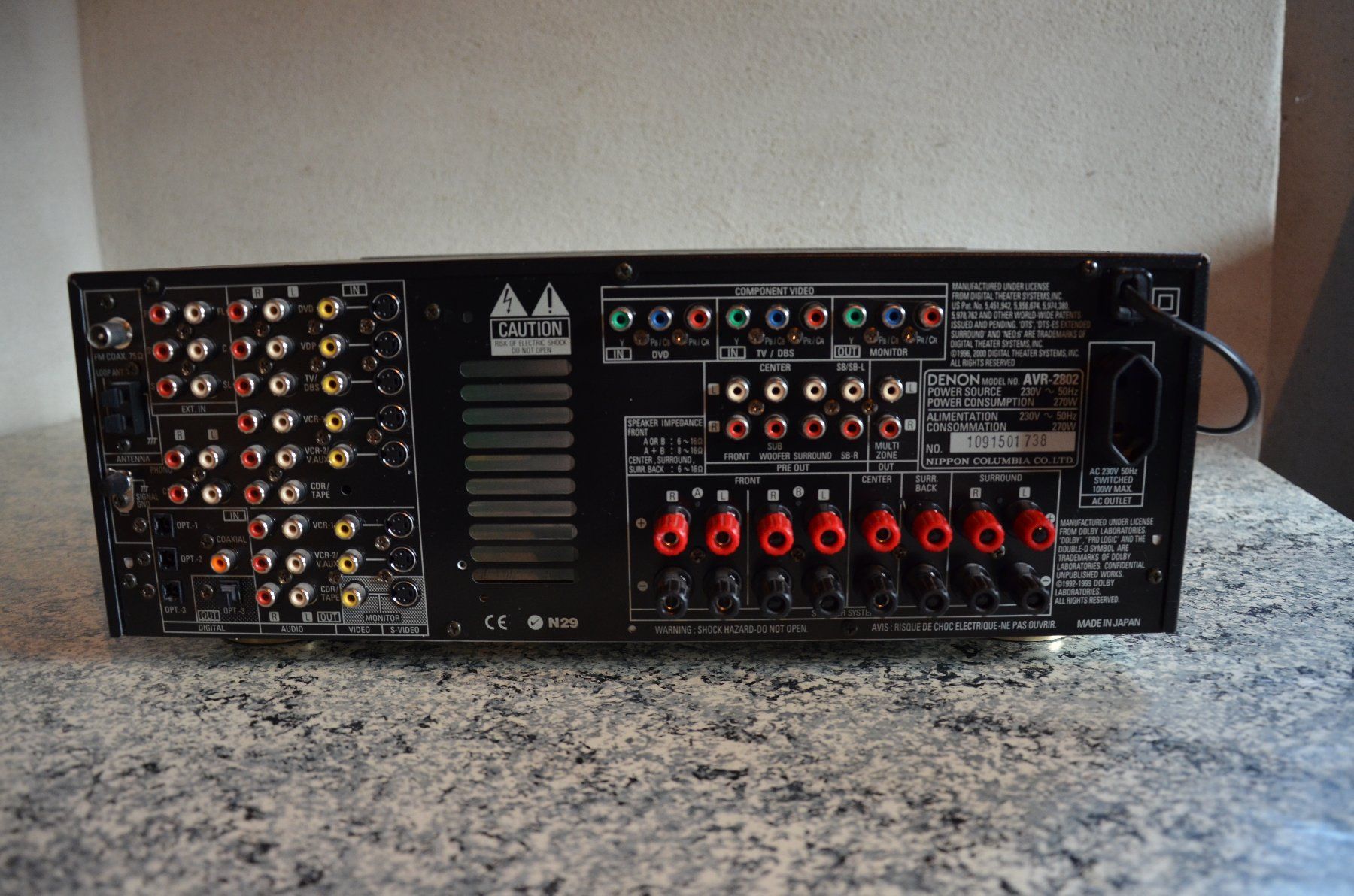 Denon Receiver: Denon AVR - 2802 / Suround Receiver – Gebraucht aus Kerns von Maertu1 5