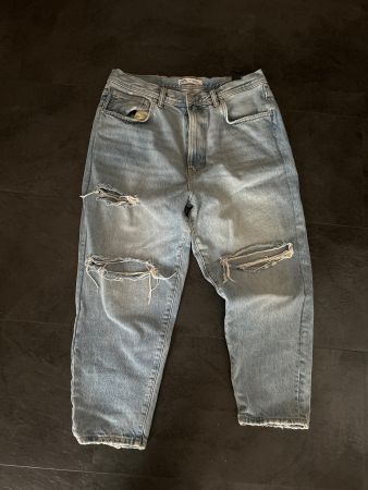 Zara Jeans blau mit Rissen Used Look gebraucht guter Zustand