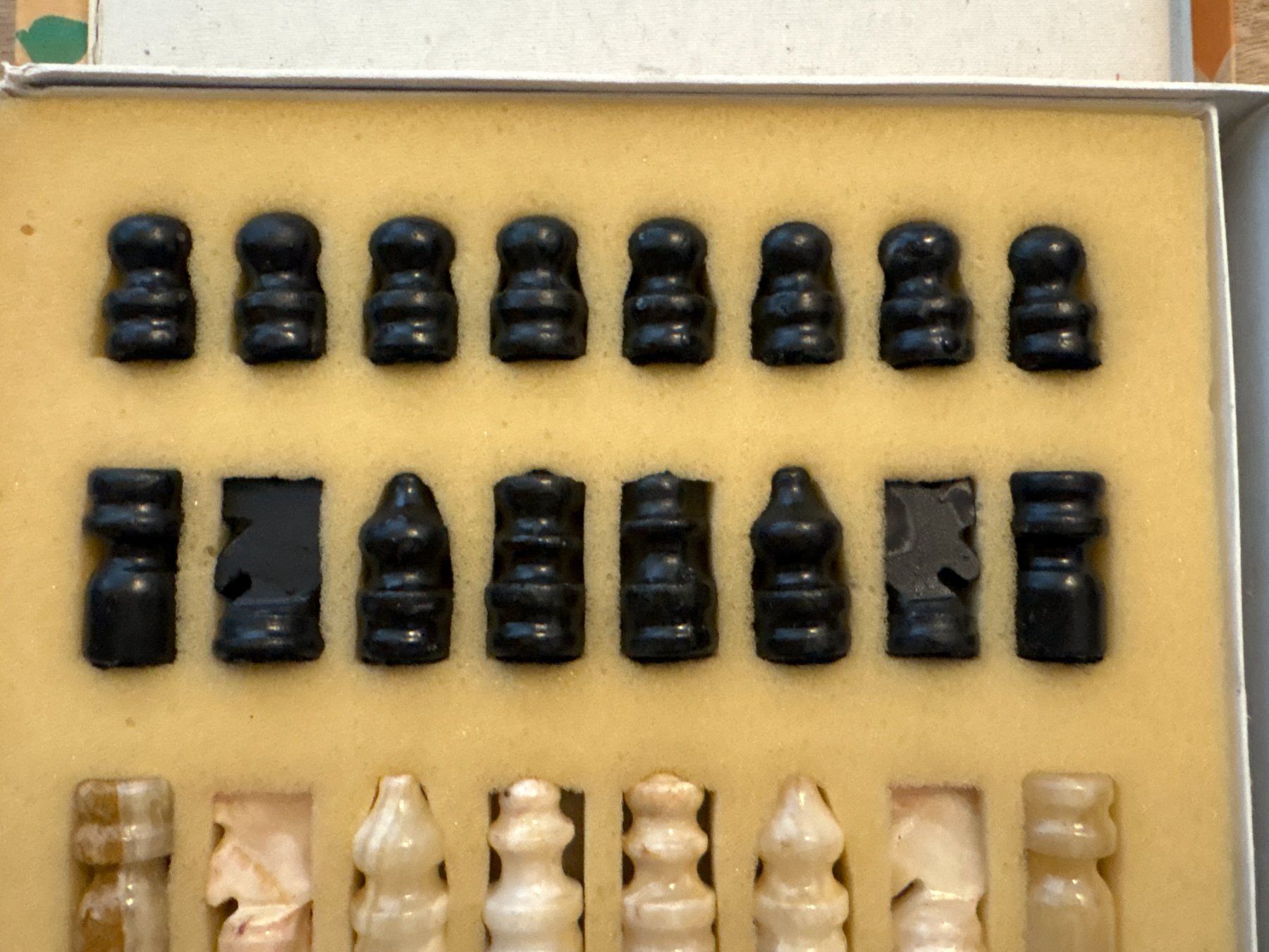 Giochi: Schachfigurenset aus Stein – Usato da Elgg venduto da Jo_Naj 4