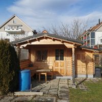 Gartenhaus, Holz Blockhaus, Hofladen
