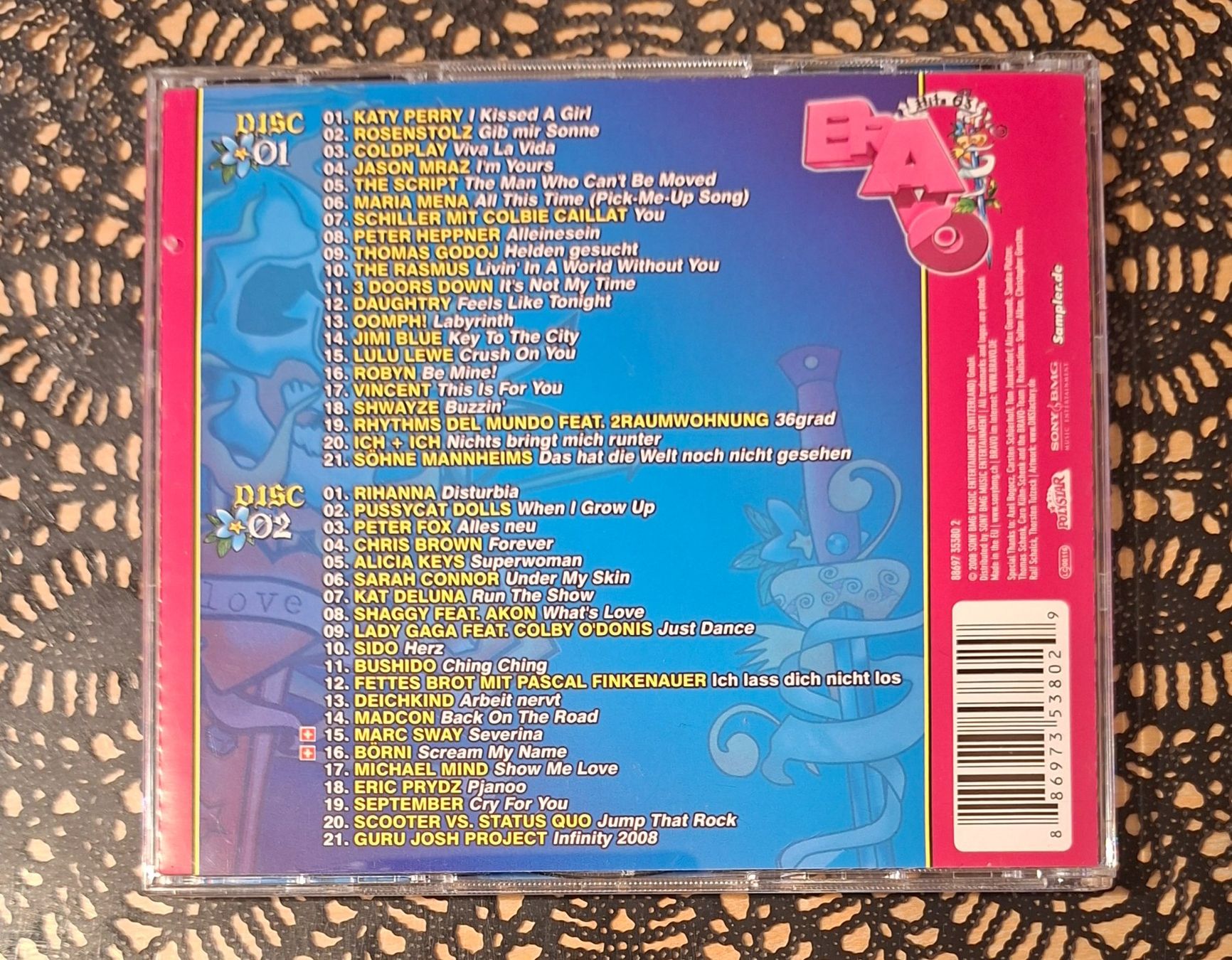 CD: Bravo Hits 63, Doppel CD, 2008, Hit Compilation, Sampler – Usato da Amriswil venduto da Celini3 1