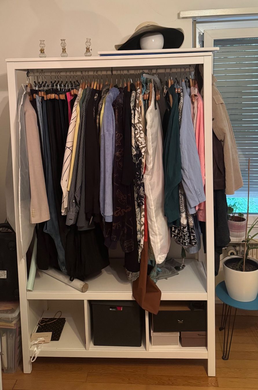 ikea hemnes kleiderschrank offen (gebraucht) in basel für chf 5