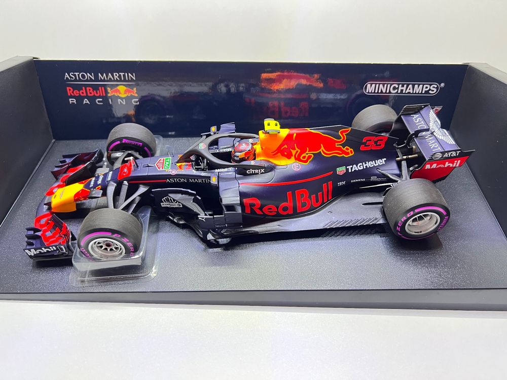 Max Verstappen Red Bull RB14 Mexiko GP 2018 Minichamps 1/18 (Neu und ...