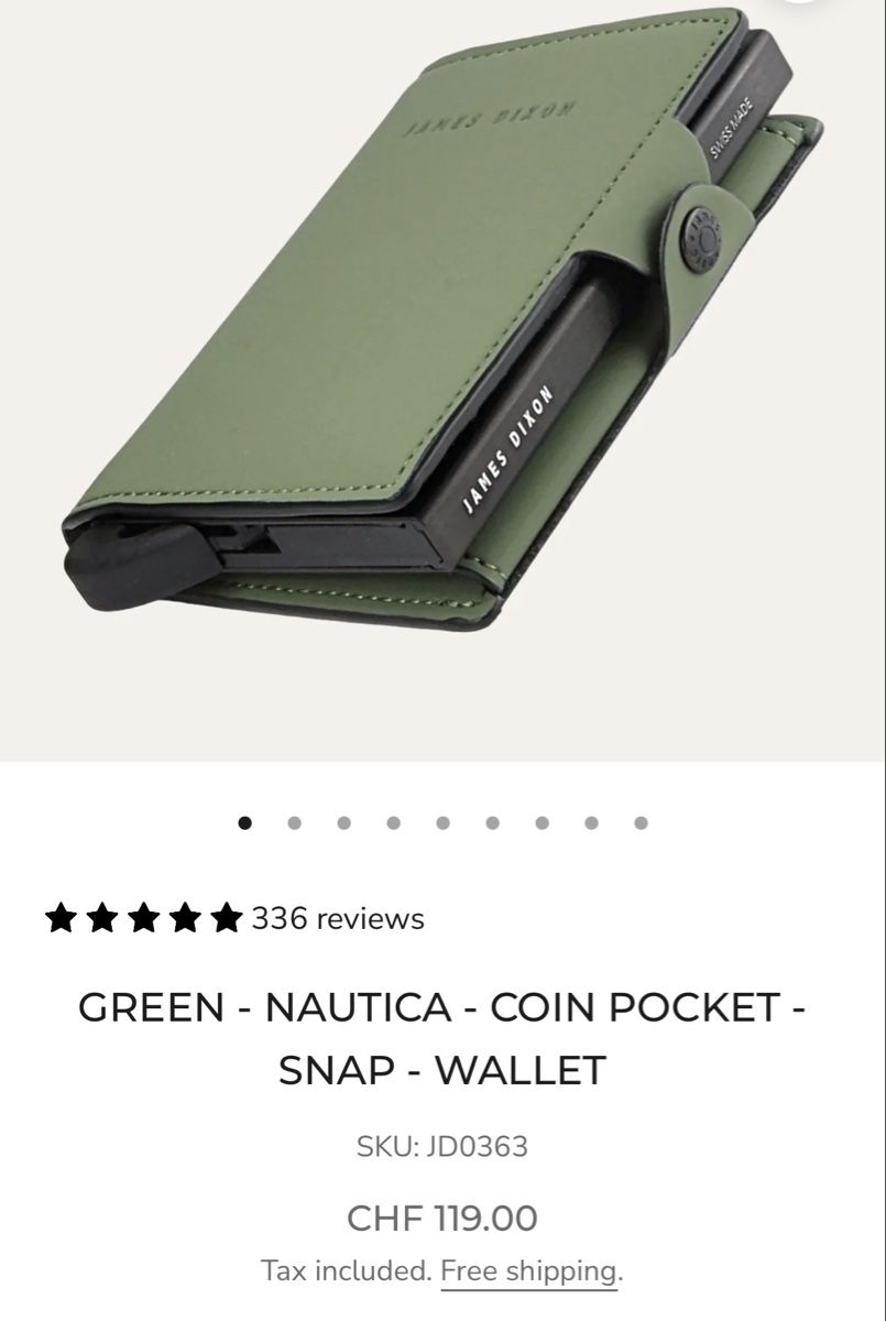 Portafogli: James Dixon Wallet – Nuovo e nell'imballaggio originale da Stadel venduto da AlyCandy