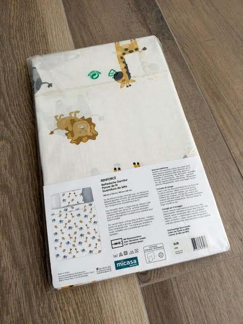 Micasa Linge de lit: Kinderbettwäsche Garnitur Micasa Leon – Neuf avec emballage d'origine à Malters par Ploran 1