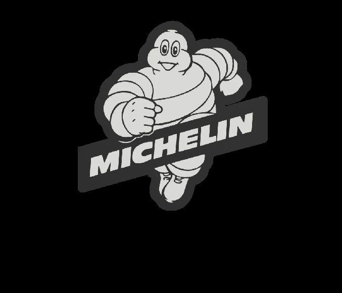 Lampen: Lampe lightbox décoration Michelin black/white – Neu (gemäss Beschreibung) aus Noville von Berlusconi55