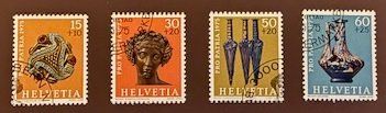 Tutti i francobolli: Pro Patria 1975 ET gestempelt – Usato da Quartino venduto da Gutri44