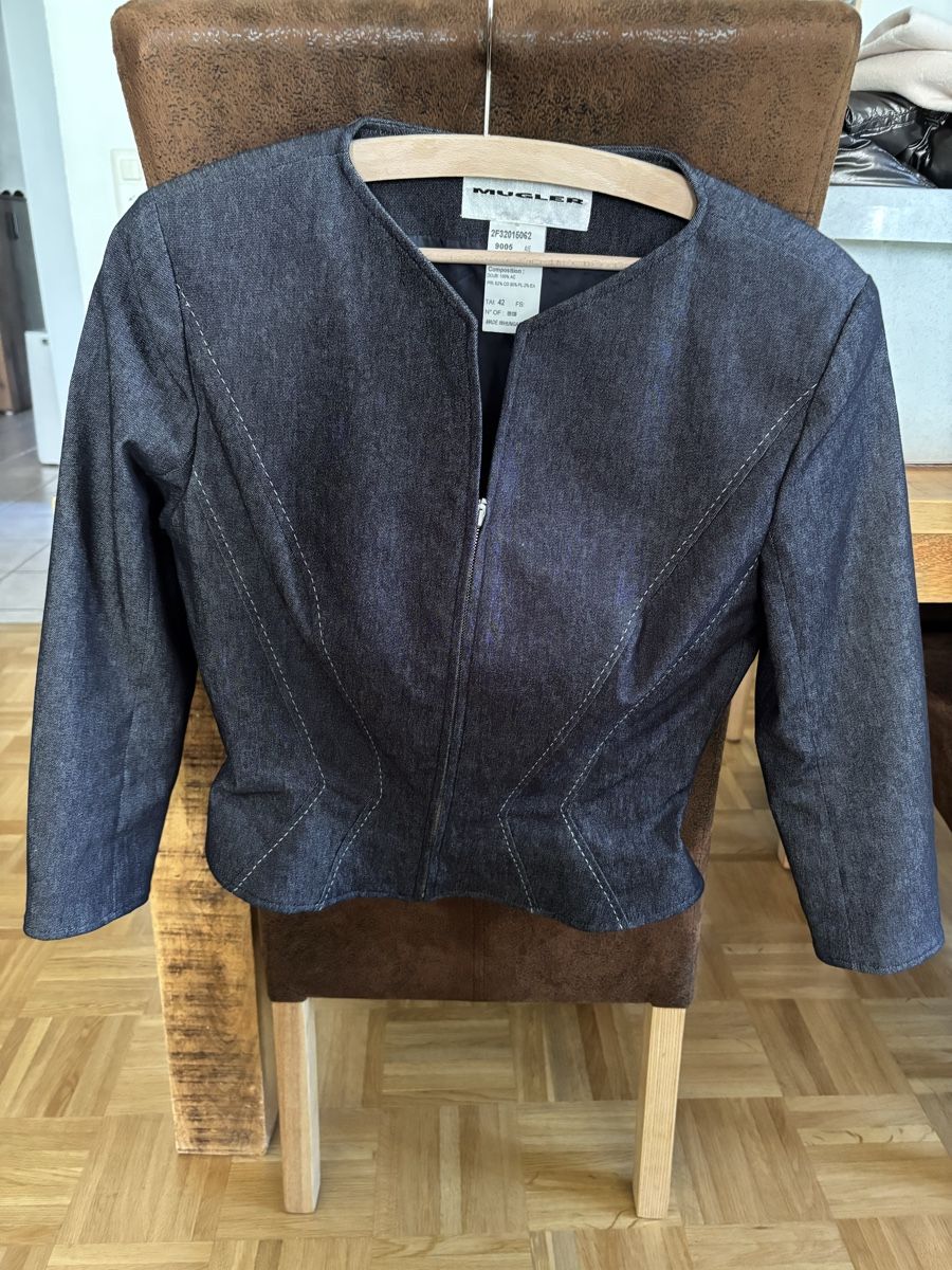 Mugler Giacche: Mugler Jeansjacke Gr.L – Usato da Matten b. Interlaken venduto da Schneehase03