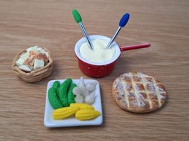 Fondue Set Handgemacht auch für Maileg