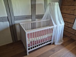 Babybett Paidi 140x70cm, inkl. Zubehör