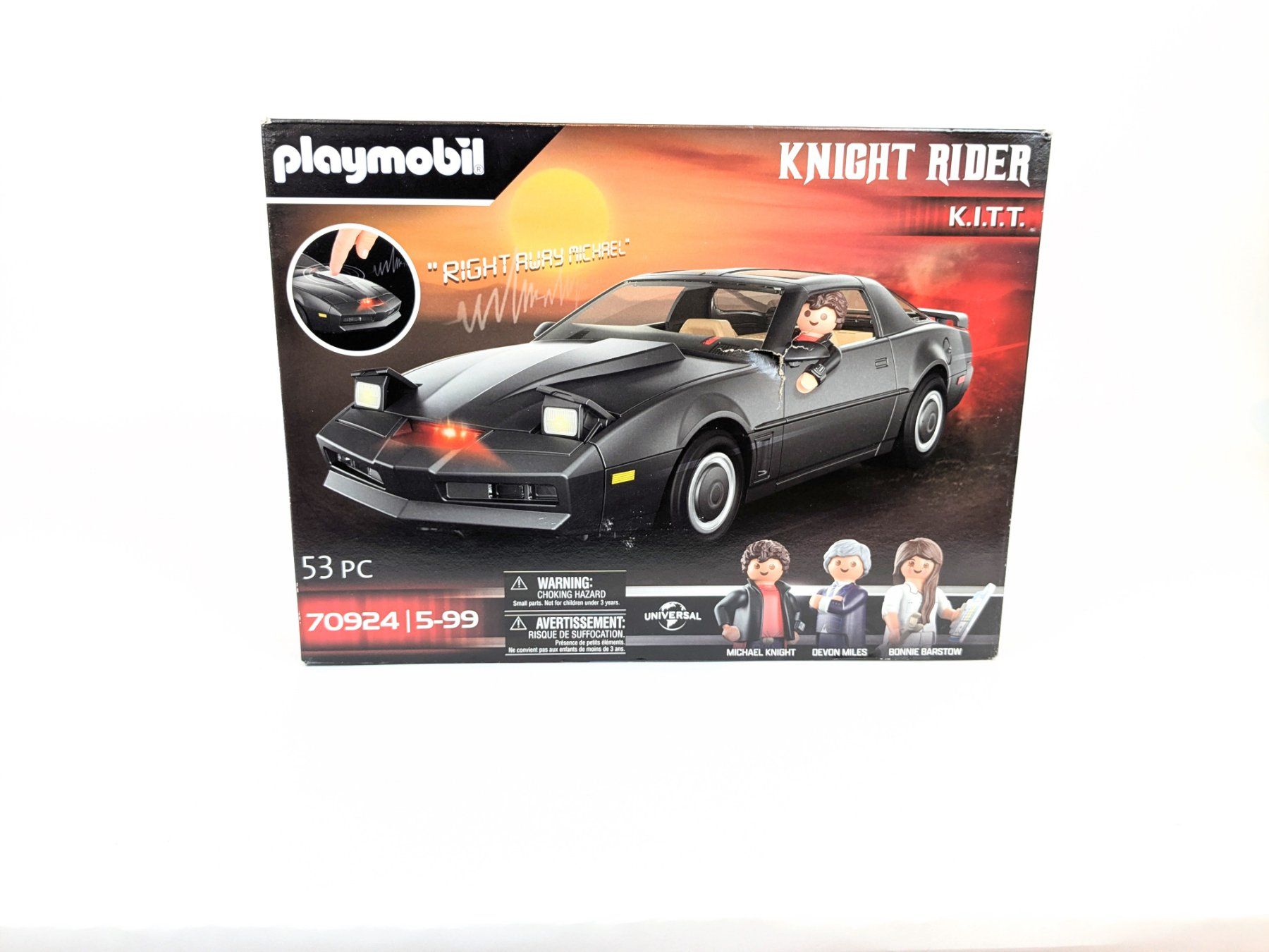 Playmobil Giocattoli: PLAYMOBIL Knight Rider - K.I.T.T. – Nuovo (secondo la descrizione) da Thun venduto da Restwert_Thun