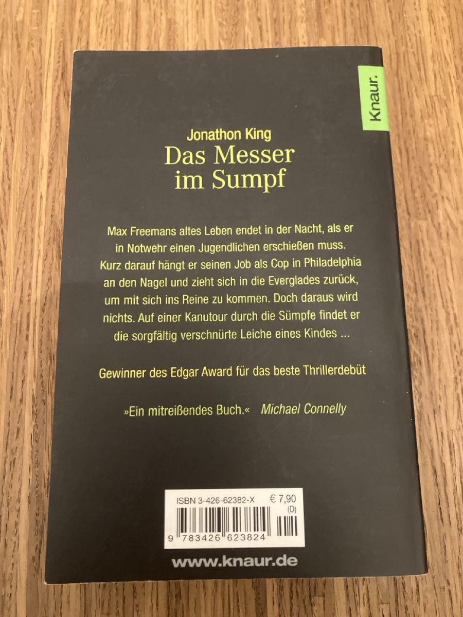 Libri: Thriller Das Messer im Sumpf Jonathon King – Usato da Ruggell venduto da VegasGirl 1