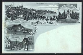Mondschein-Lithographie Neuchatel, Musee