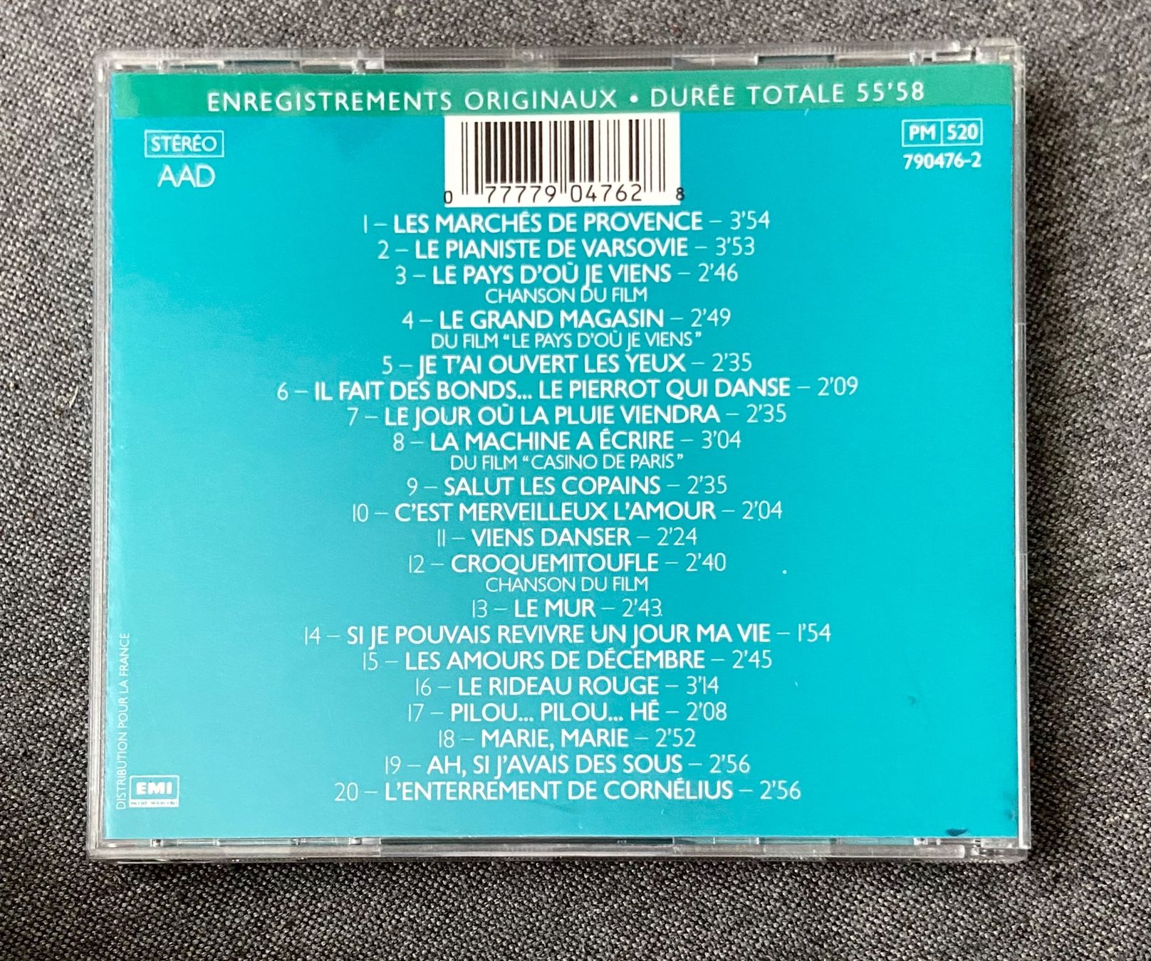 CDs: Gilbert Bécaud CD les marches de provence – D'occasion à Luzern par Lycka 1