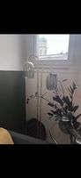 Stehlampe Leuchte Glas Chrom vergoldet