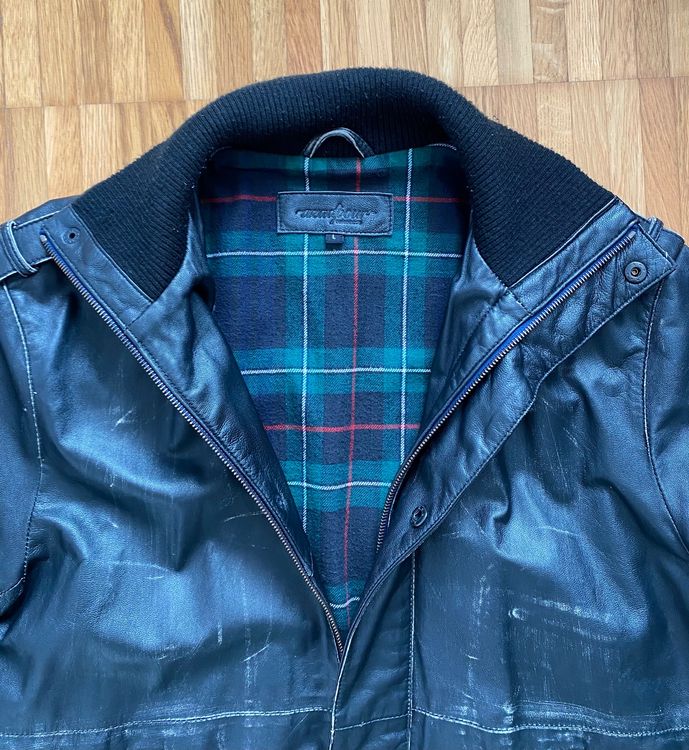 Giacche: Swiss Made Vintage Lederjacke – Designed von Azadpour (L) – Usato da Thalwil venduto da sheepowl 1
