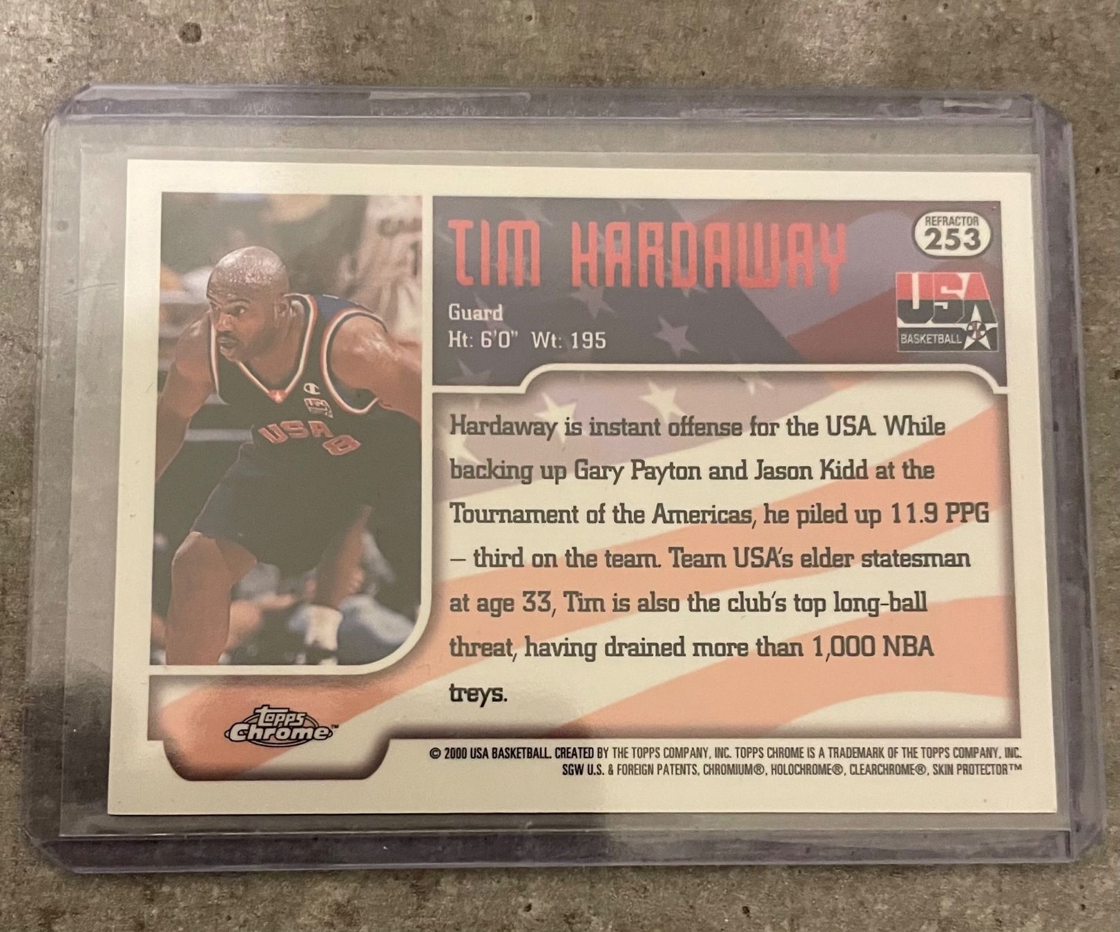 Nba Carte collezionabili: NBA Tim Hardaway Team USA Refractor Card – Nuovo (secondo la descrizione) da Muttenz venduto da joba23 1