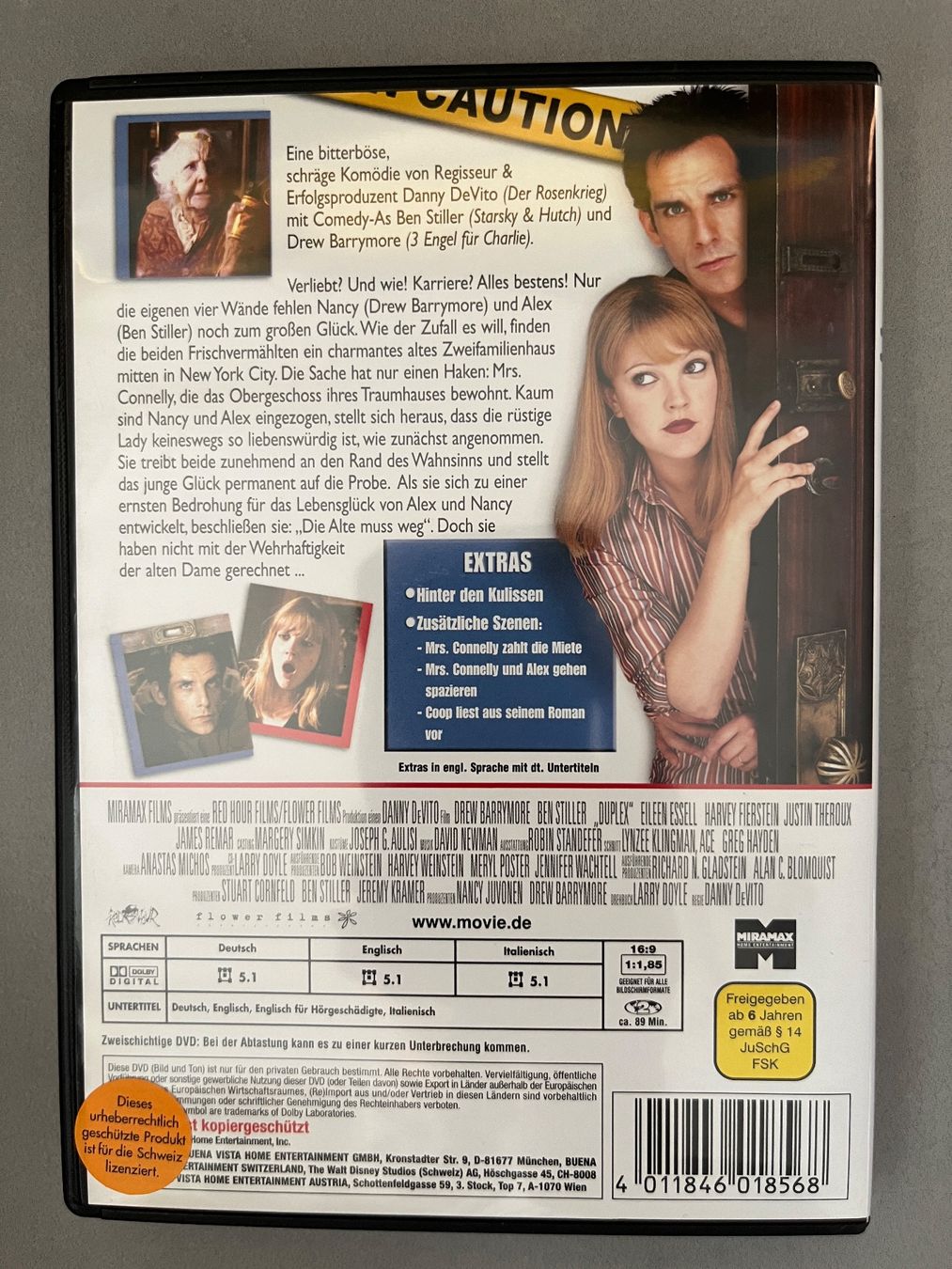 Tutti i DVDs: Der Apartement Schreck DVD 📀 – Nuovo (secondo la descrizione) da Sierre venduto da black.box 1
