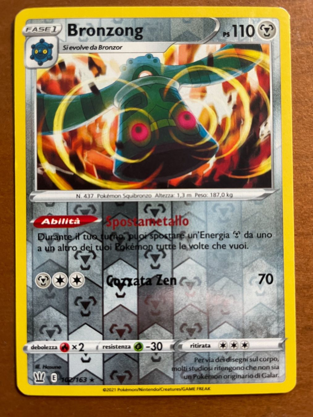 Pokémon Carte collezionabili: Pokemon Bronzong Reverse (Versand gratis) – Nuovo (secondo la descrizione) da Chur venduto da Angerson