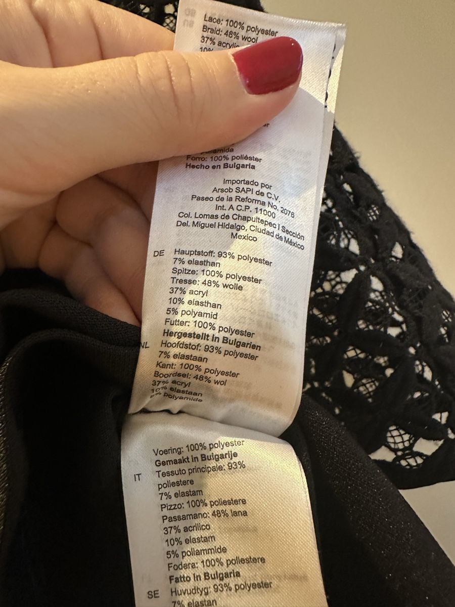 Sandro Vestiti: Schwarzes Sandro Kleid – Nuovo (secondo la descrizione) da Zürich venduto da kim_6bfg 3