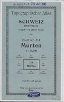 Topographischer Atlas 314 MURTEN 1939
