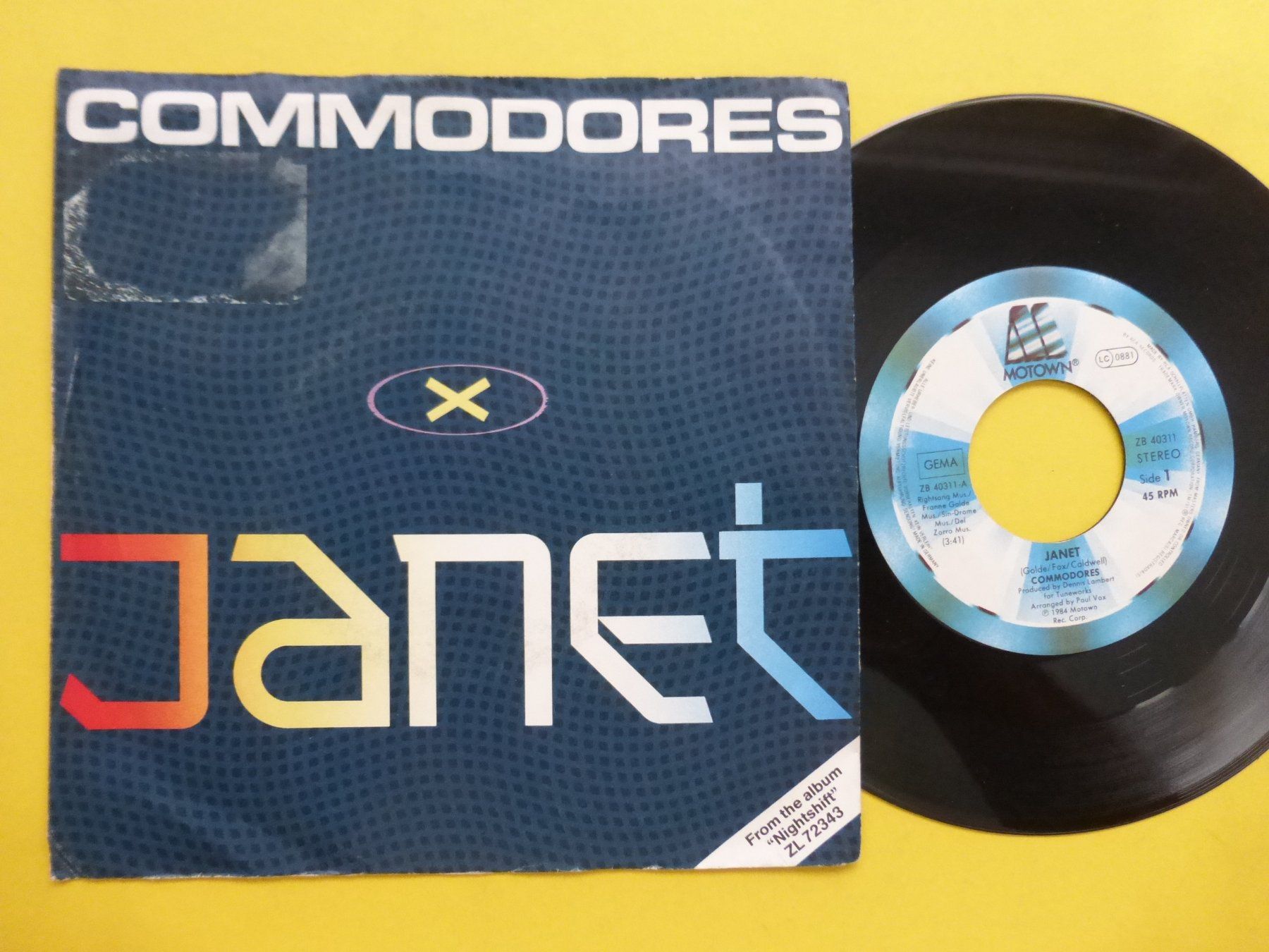 Vinyles: Commodores – Janet – D'occasion à Zürich par Swiss57
