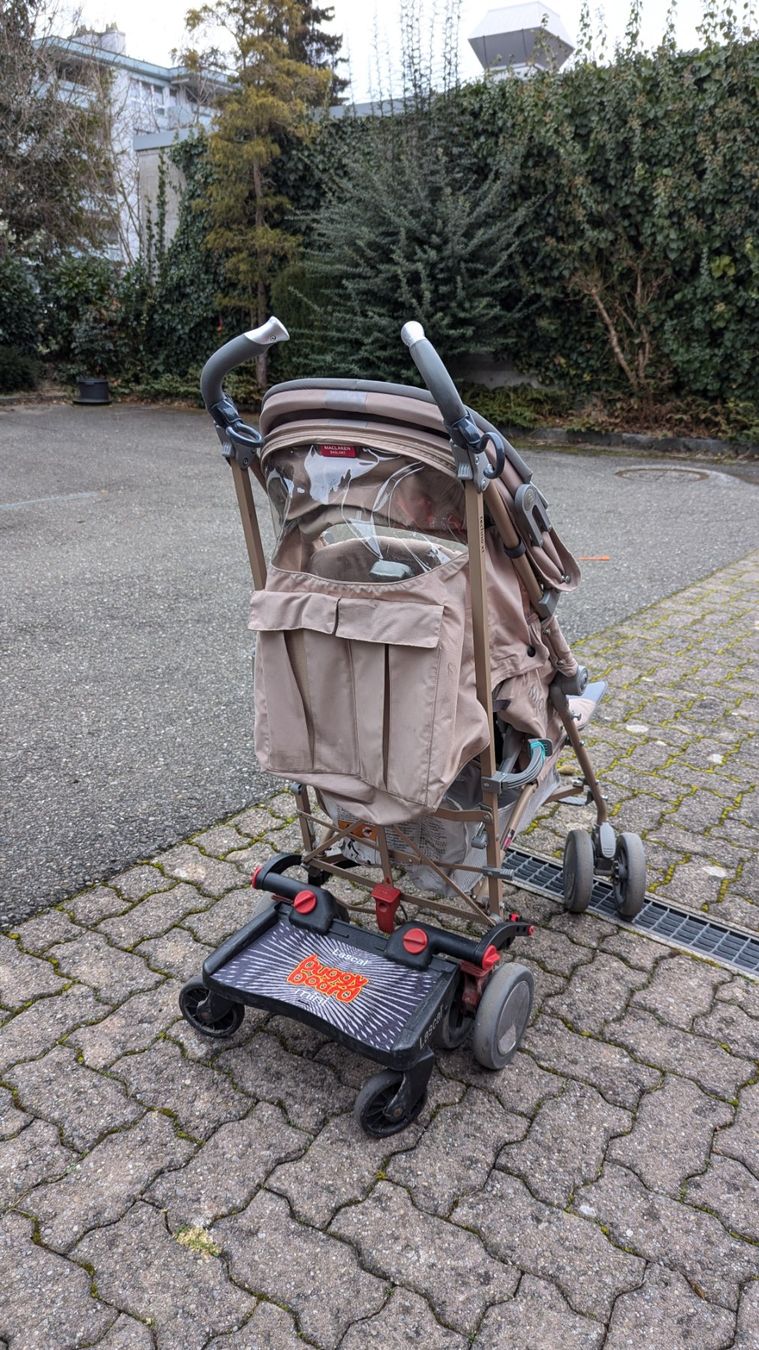 Carrozzine: Maclaren techno XT Kinderwagen mit Lascal buggy board mini – Usato da Unterentfelden venduto da Blueswift 1