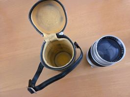 OBJEKTIV MIT ETUI FÜR  FOTOAPPARAT - FOTOKAMERA - KAMERA