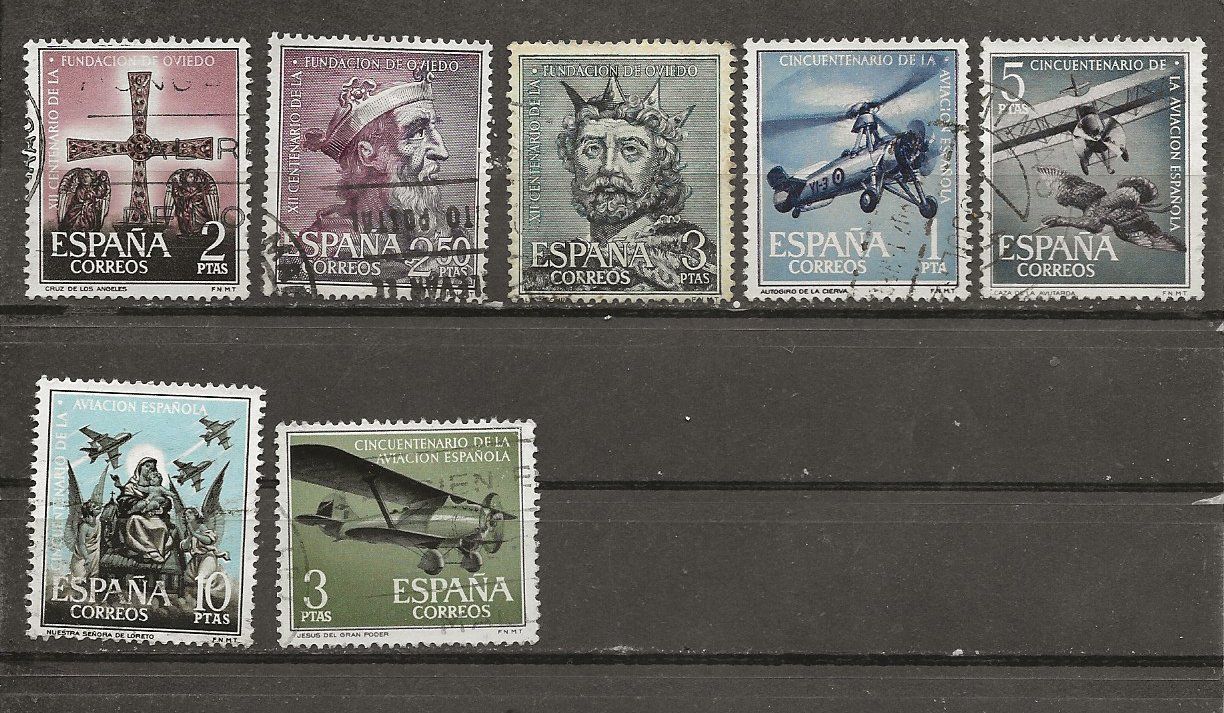 Alle Briefmarken: Espagne lot 1960 61 ob et ** – Gebraucht aus Sion von PierreP01 3