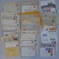 1936-1962, 130 Briefe, Landschaftsbilder, PJ, Portomarken..