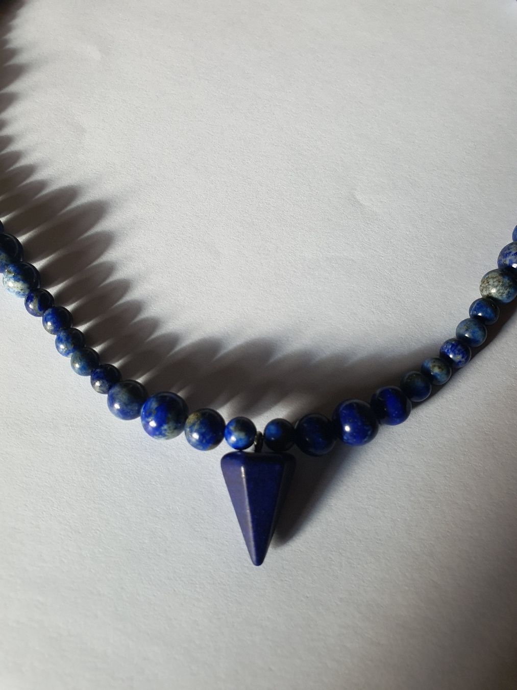 Catenine: Collier Perles et Pendentif Lapis Lazuli – Nuovo e nell'imballaggio originale da Tavannes venduto da Alkatra-kkk666 4