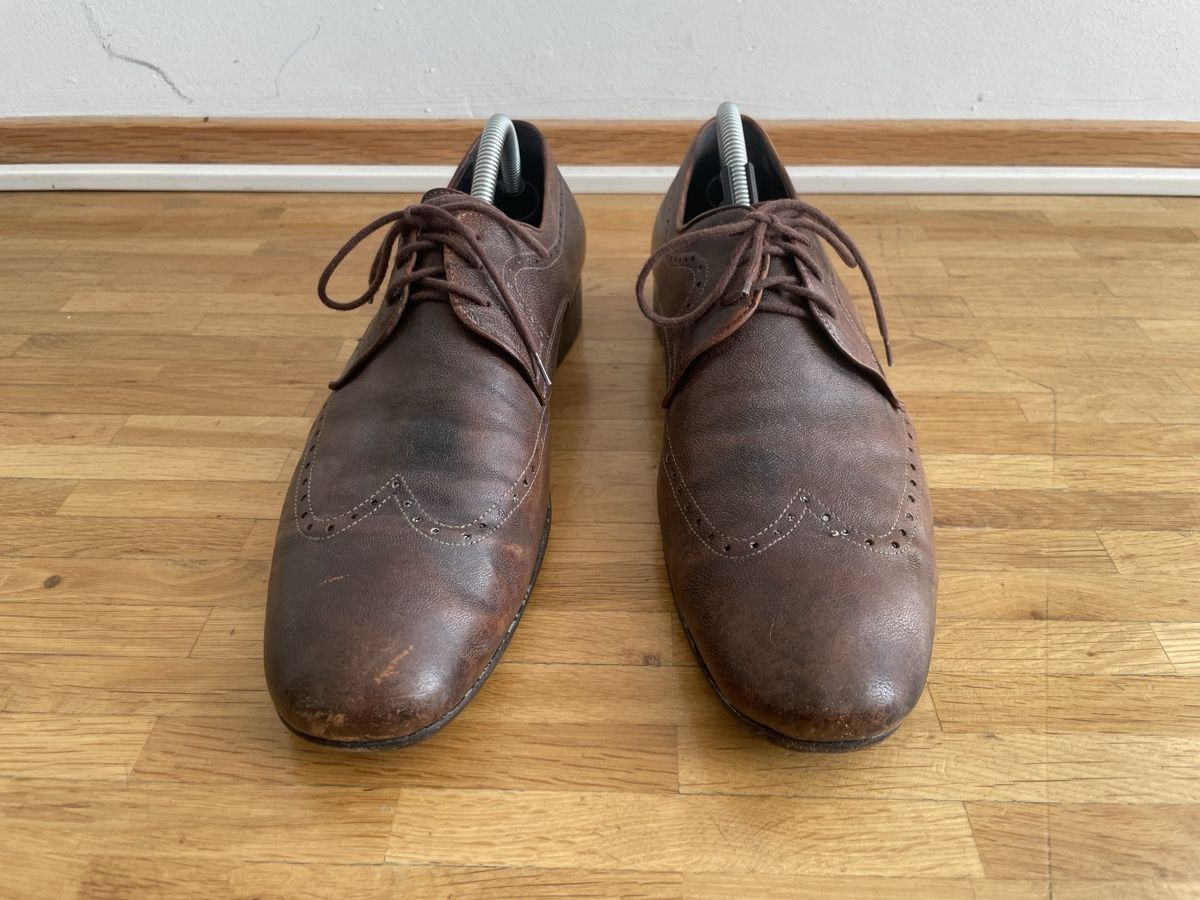 Scarpe da uomo: Braune Halbschuhe - Gr.43.5 – Usato da Zürich venduto da Maxim0357 1