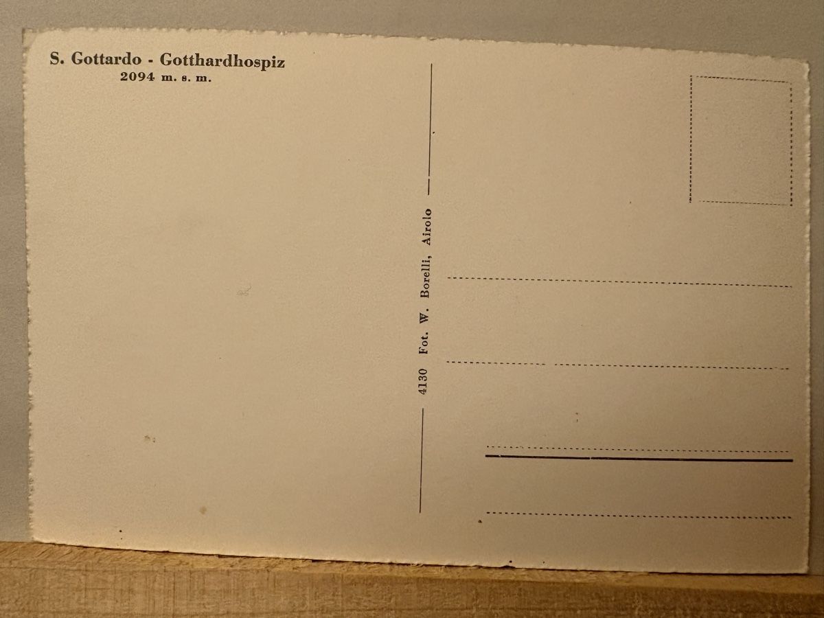 Cartes postales: AK von St. Gotthard Hospiz – D'occasion à Rümlang par Kartenpost1 1