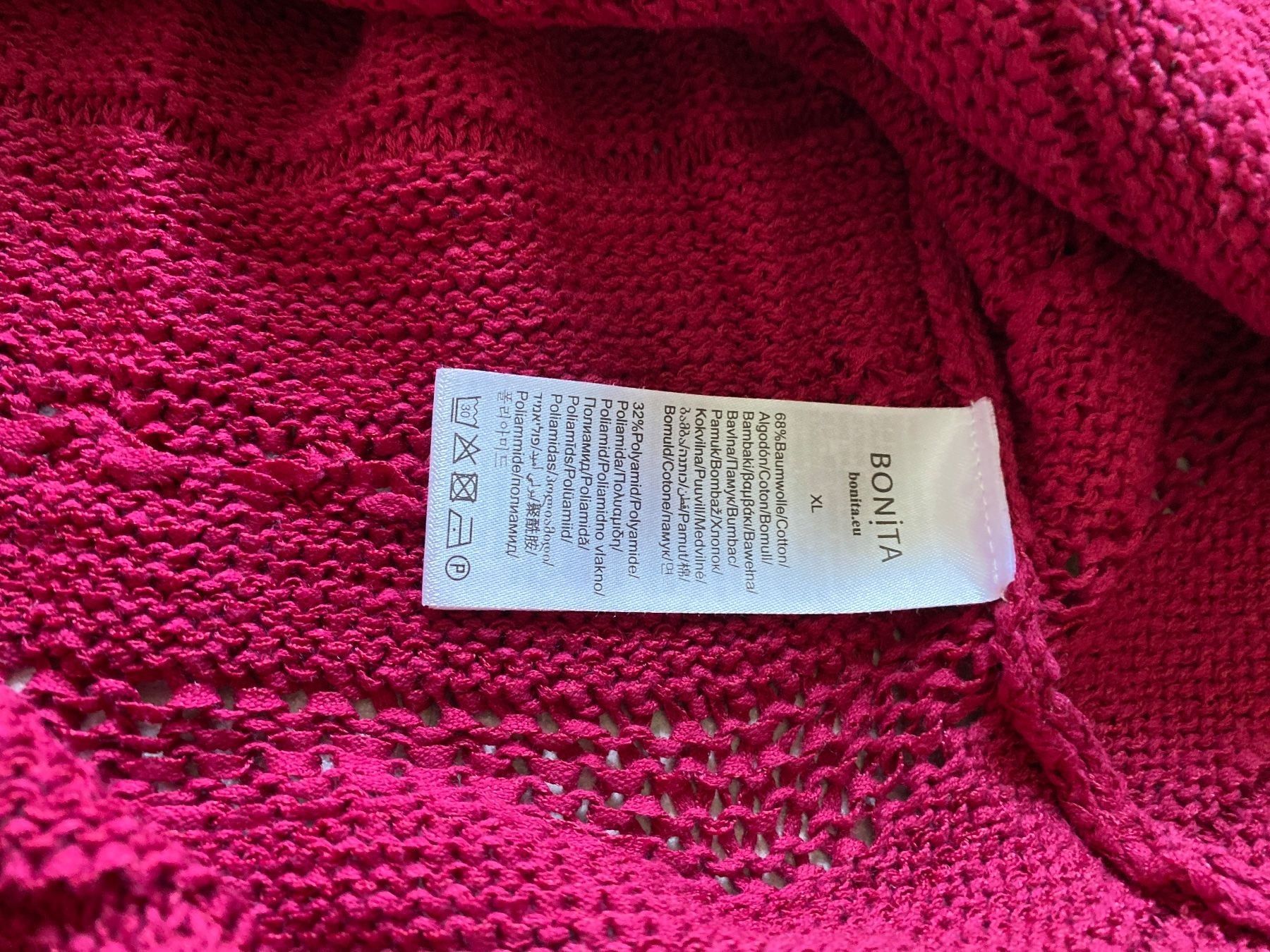 Bonita Pullover & Sweatshirts: Garn Pullover bordeaux Gr. XL BONITA – Gebraucht aus Oberlunkhofen von dreihaselnuesse 2