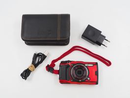 OLYMPUS Tough TG-6 Rot 4K Kompaktkamera (24052775DZp10)