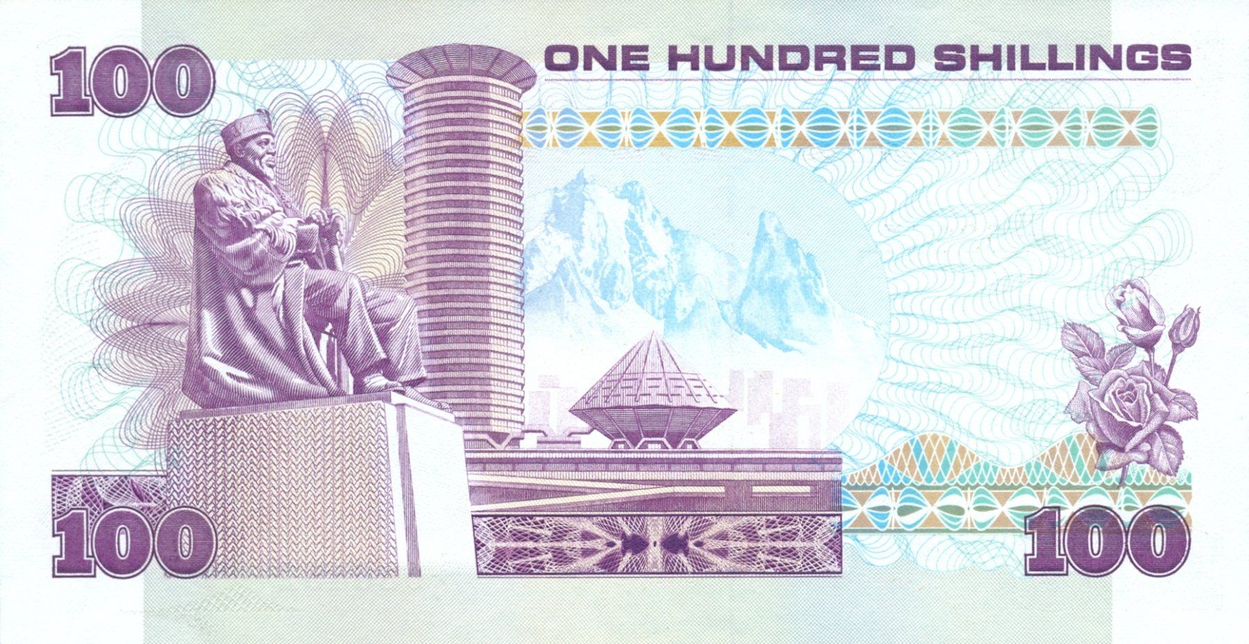 Banknoten: Kenia 100 Schilling 1988 P-23f UNC – Neu (gemäss Beschreibung) aus Schliern b. Köniz von pizzitaxi 1