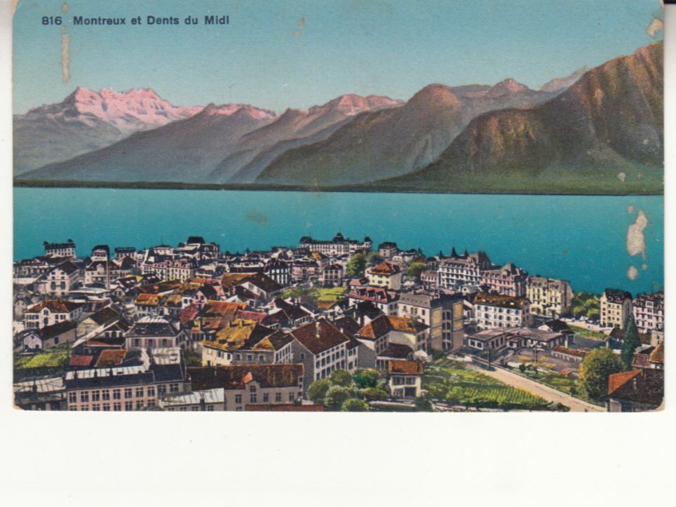 Ansichtskarten: Montreux ca. 1910 – Gebraucht aus Bürglen TG von StampGraf