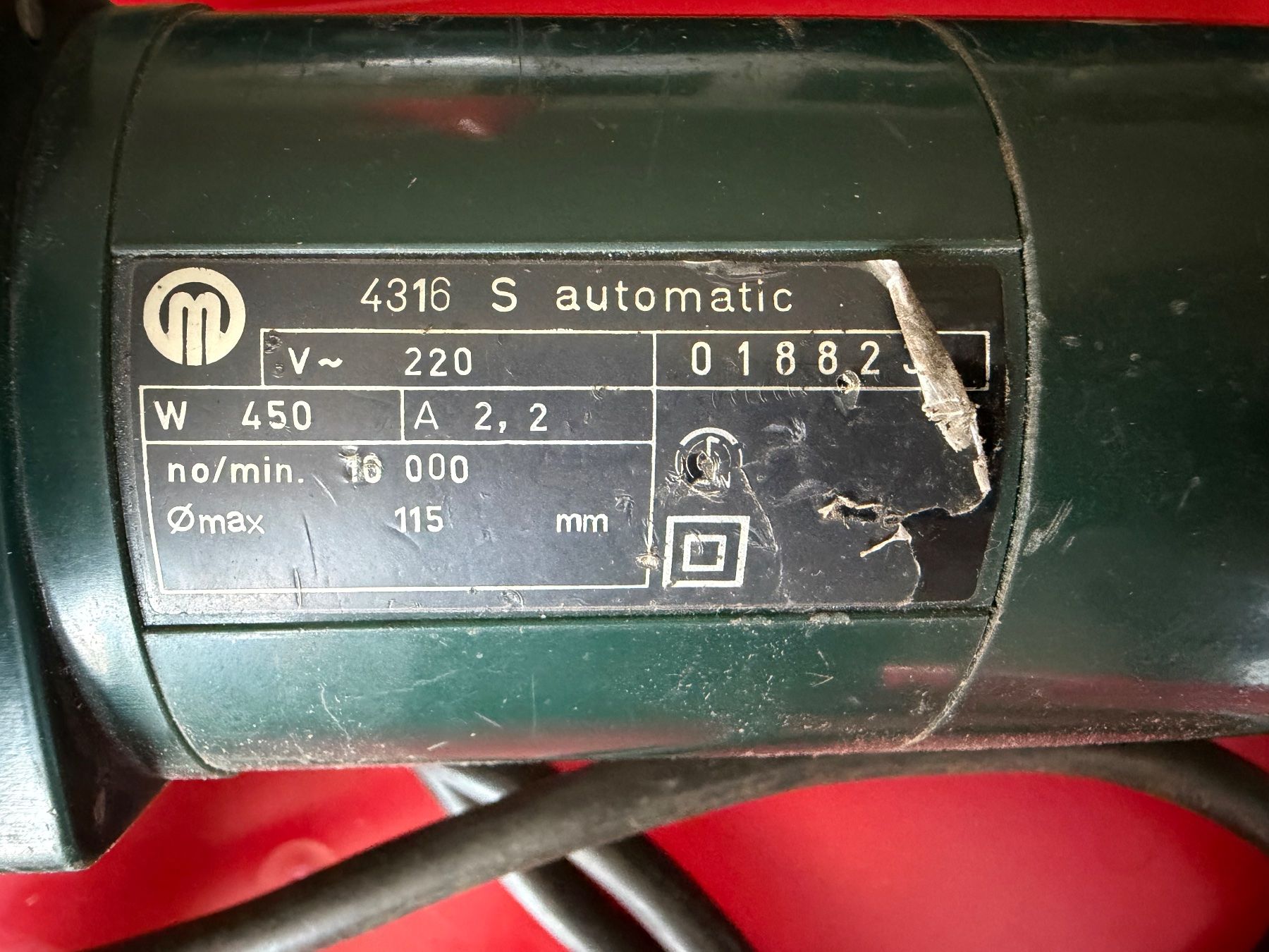 Tutte le macchine: Flex 4316 S automatic Winkelschleifer 115mm 450W gebraucht – Usato da Duggingen venduto da Ysvogel 1