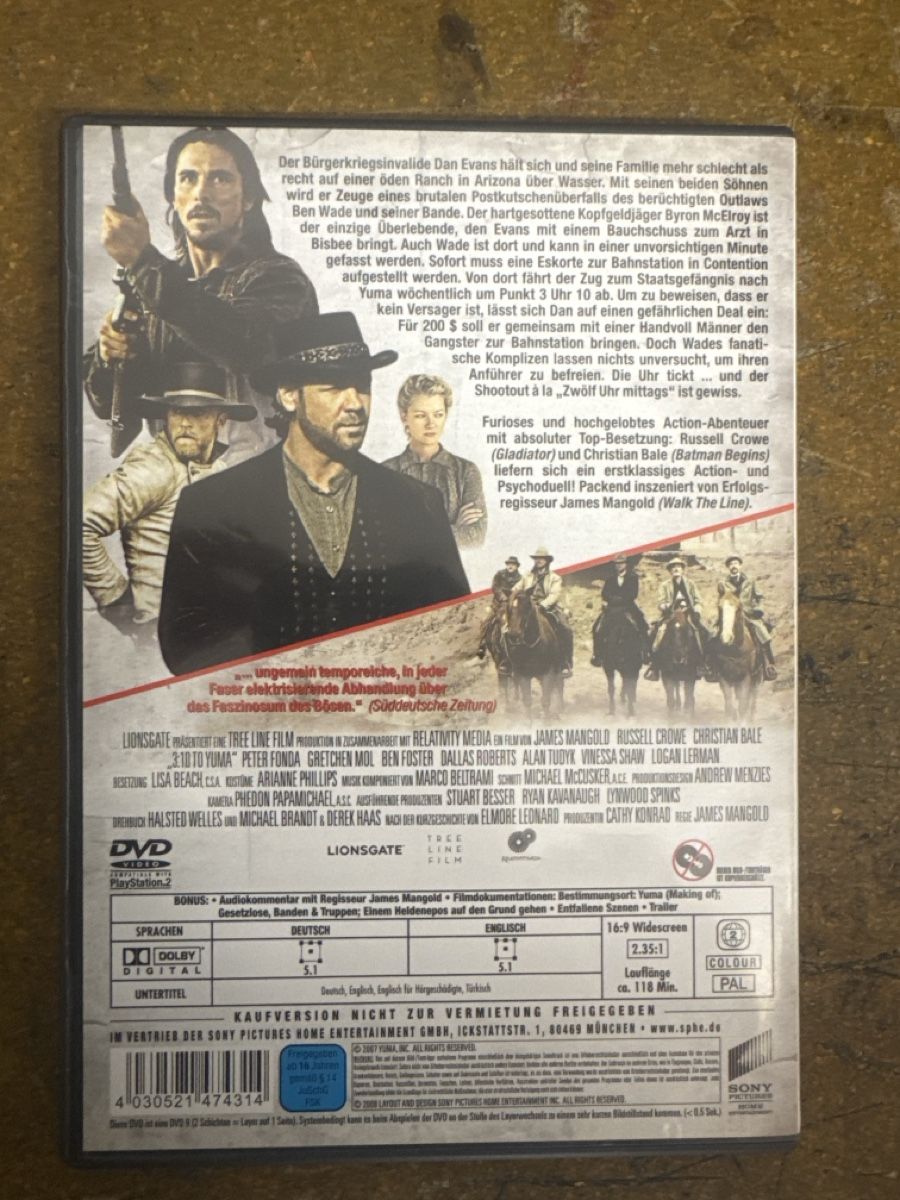 Tutti i DVDs: Todeszug nach yuma DVD – Usato da Romanshorn venduto da Donkaej21 1